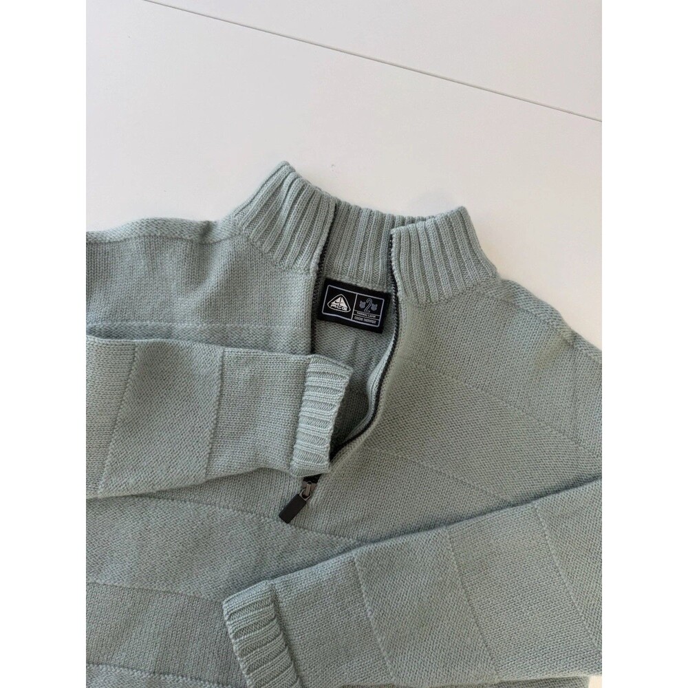 Nike ACG Light Green V-Neck Sweater